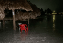 Photo of Comienza a desbordarse el malecón de Progreso