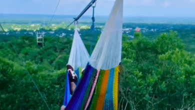 Photo of Tirolesa en hamaca en Yucatán