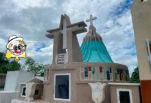 Photo of El cementerio con la basílica de Guadalupe y la pirámide de Kukulcán