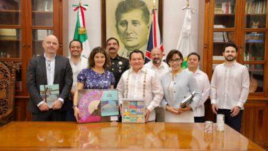 Photo of Joaquín Díaz Mena recibe Gary Fisher, Cónsul General del Reino Unido