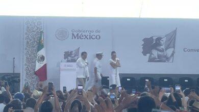 Photo of Sheinbaum llega a Yucatán y presenta proyectos con Huacho