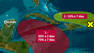 Photo of Monitorean dos Áreas de Baja Presión en el Caribe