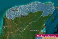 Photo of Yucatán en Alerta Azul por huracán “Rafael”