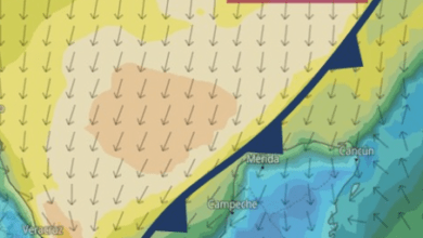 Photo of Hasta 12 grados por Frente Frío; llegaría la próxima semana