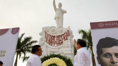 Photo of Joaquín Díaz Mena conmemora el 150 natalicio de Felipe Carrillo Puerto