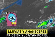 Photo of Frente Frío No. 15 traerá lluvias y descenso de temperatura a Yucatán