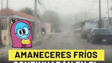 Photo of ¡Frente Frío No. 20 trae noches y amaneceres fríos!