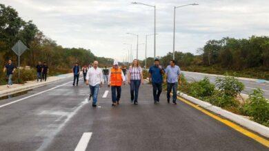 Photo of Cecilia Patrón entrega nueva avenida en Sodzil Norte