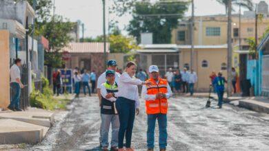 Photo of Cecilia Patrón supervisa repavimentación en la Unidad Morelos