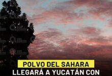 Photo of Atardeceres rojizos en Yucatán por paso polvo del sahara