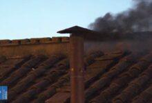 Photo of El primer humo negro del Cónclave