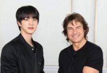 Photo of Tom Cruise elogia a Jin y lo felicita por el éxito mundial de BTS