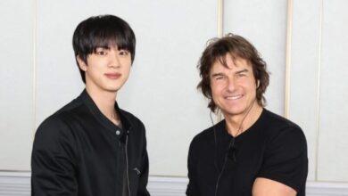 Photo of Tom Cruise elogia a Jin y lo felicita por el éxito mundial de BTS