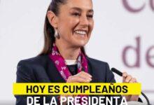 Photo of Claudia Sheinbaum cumple 63 años