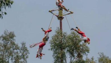 Photo of Colapsa estructura y caen Voladores de Papantla en Tihuatlán
