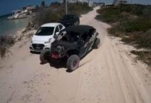 Photo of Denuncian a conductor imprudente en playas de Chuburná Puerto