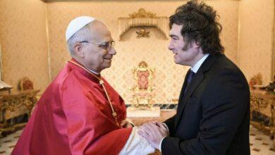 Photo of El Papa León XIV recibe a Javier Milei