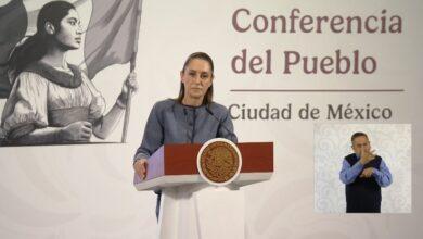 Photo of Sheinbaum llama a la calma tras protesta de mexicanos en LA
