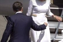 Photo of Brigitte Macron ignoró la ayuda del presidente Macron