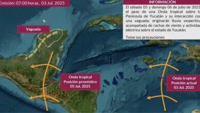 Photo of Se pronostican lluvias y bochorno en la Península de Yucatán