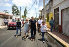 Photo of Supervisa Cecilia Patrón el operativo Calle por Calle