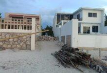 Photo of En Chelem hay nuevo bloqueo hacia la playa