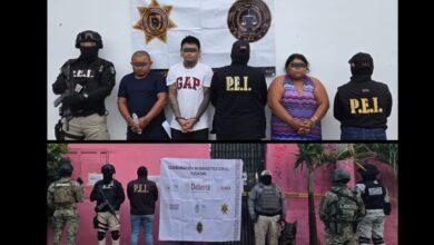 Photo of Padre, madre e hijo detenidos con droga en la Guadalupana en Mérida