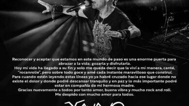 Photo of Fallece Xava Drago, vocalista de CODA