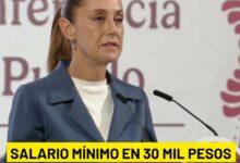 Photo of Sheinbaum proyecta salario mínimo de 30 mil pesos para 2030