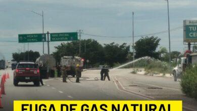 Photo of Fuga de gas natural en la Mérida–Progreso; autoridades aseguran la zona