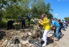 Photo of Cecilia Patrón encabeza limpieza en Ciudad Caucel