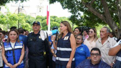 Photo of Mérida fortalece la cultura de prevención con su participación en el Simulacro Nacional