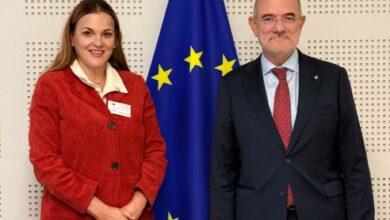 Photo of Cecilia Patrón presenta proyectos en el Parlamento Europeo durante la Semana Europea de Regiones y Ciudades.