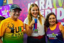 Photo of Cecilia Patrón presenta la playera, medalla y ruta del Marat’hon Mérida-Banorte 2026