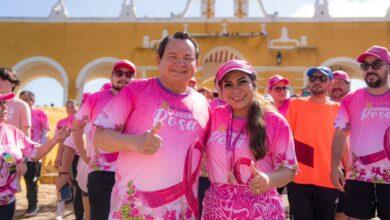 Photo of Izamal se pinta de rosa para impulsar la prevención del cáncer de mama