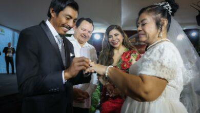 Photo of 565 parejas formalizan su unión en las Bodas del Renacimiento Maya 2025