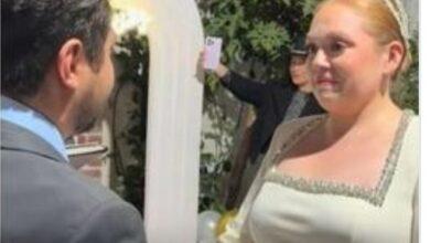 Photo of Pareja sorprende a invitados: lo que parecía un cumpleaños era en realidad su boda