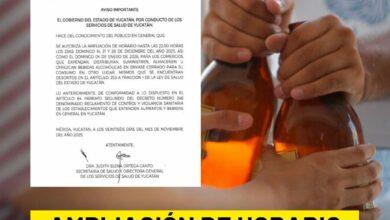 Photo of Autorizan horario especial para venta de alcohol en Yucatán