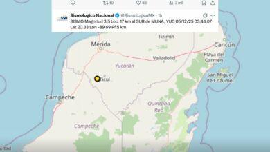 Photo of Sismológico Nacional confirmó el temblor en Ticul