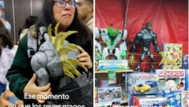 Photo of Mujer adulta llora al recibir juguete de Max Steel en Día de Reyes que siempre quiso de niña
