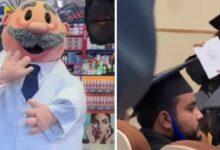 Photo of Jocelyn se gradúa y emociona en redes tras trabajar como botarga del Dr. Simi para pagar sus estudios