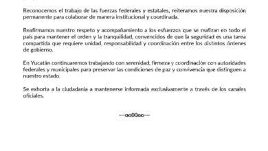 Photo of Yucatán reafirma su compromiso con la seguridad y la coordinación nacional