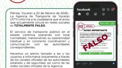 Photo of ATY desmiente información falsa y confirma operación normal del transporte público