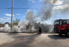 Photo of Controlan incendio en tiradero clandestino de la Reserva Cuxtal