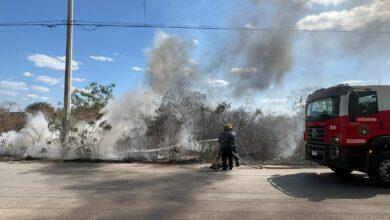 Photo of Controlan incendio en tiradero clandestino de la Reserva Cuxtal