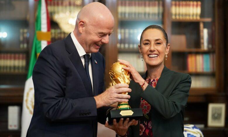 Photo of Sheinbaum anuncia que equipo de la FIFA evaluará seguridad y movilidad en sedes del Mundial 2026