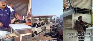 Photo of un taquero y un violinista durante la violencia en Jalisco desatan debate sobre la normalización del riesgo en México