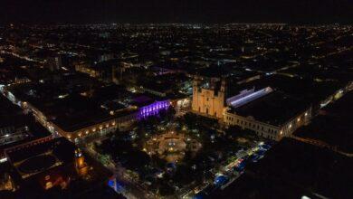 Photo of Iluminan el Palacio de Gobierno por el 8M y reafirman compromiso con la igualdad en Yucatán