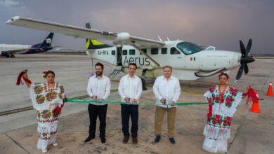 Photo of Aerus reactiva la ruta aérea Villahermosa–Mérida con tres frecuencias semanales