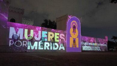 Photo of Mérida conmemora el 8M con videomapping, serenata y actividades culturales dedicadas a las mujeres